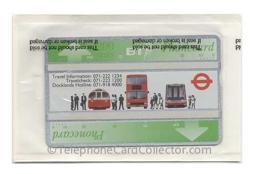 BTA037: London Regional Transport 200unit - BT Phonecard