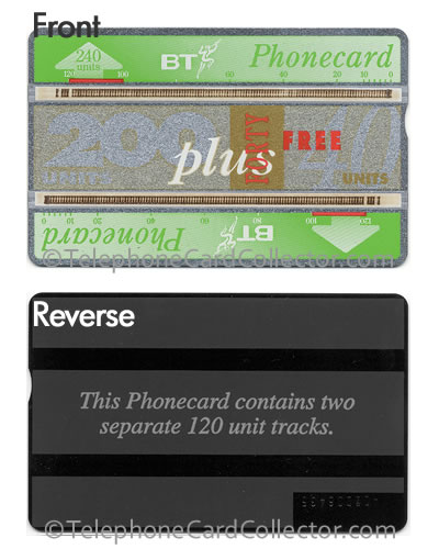 BTD051: 10th Issue 200 BT Phonecard Definitive (Bonus units) - BT Phonecard