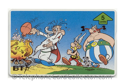 5unit Asterix BT Phonecard