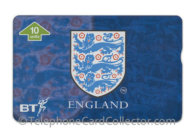BTI209: Euro '96 Collectors Card - The FA Crest - BT Phonecard