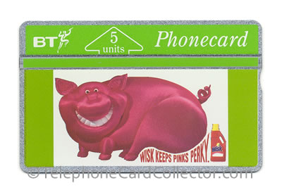 BTP087: Ogilvy & Mather - Porky Pig / Wisk - BT Phonecard