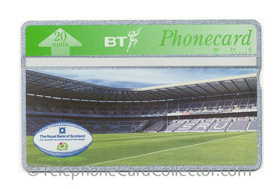 BTP277: Royal Bank of Scotland / Scotland v South Africa Rugby - BT Phonecard