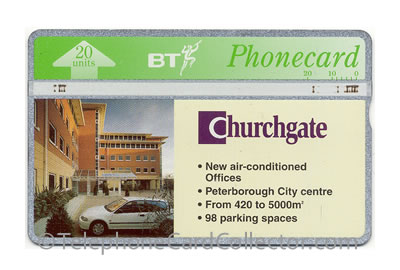 BTP321: Churchgate - BT Phonecard