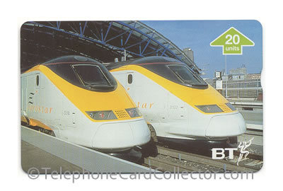 BTP369: Eurostar - With Compliments - BT Phonecard