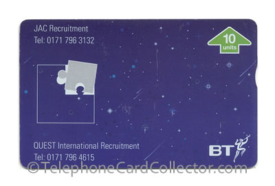 BTP420: JAC Recruitment (2) - BT Phonecard