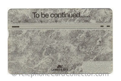 Landis and Gyr - Kaizen card reverse