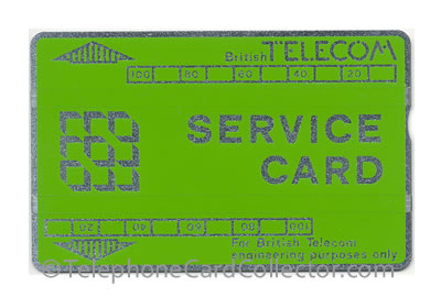 * British Telecom 20 Units definitive phonecard 5th series? 