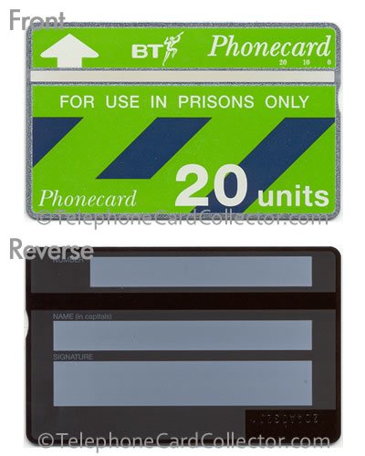 CUP007: Prisons Only (New Design) - BT Phonecard
