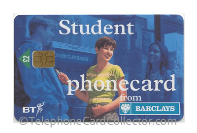 PRO034: Barclays Student Phonecard - BT Phonecard
