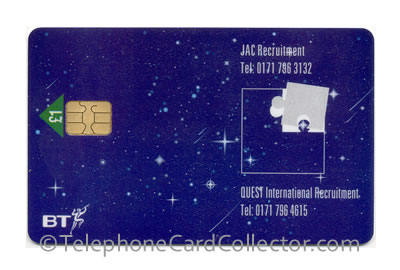 PRO123: JAC Recruitment - BT Phonecard
